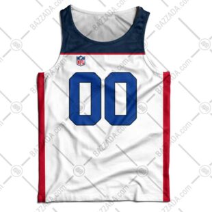 [PERSONALIZE NAME and NUMBER] TANKTOP Buffalo Bills 2004 NFL Vintage Throwback Home Jersey