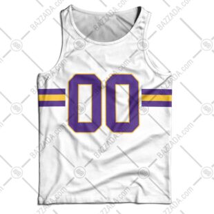 [PERSONALIZE NAME and NUMBER] TANKTOP Minnesota Vikings 1988 Vintage Throwback Away Jersey