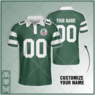 [PERSONALIZE NAME and NUMBER] POLO New York Jets 1984 Throwback NFL Vintage Away Jersey