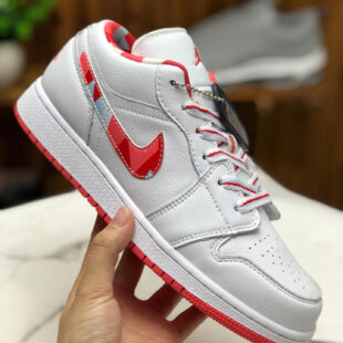 Air Jordan 1 Low GS White/Topaz Mist 554723-104