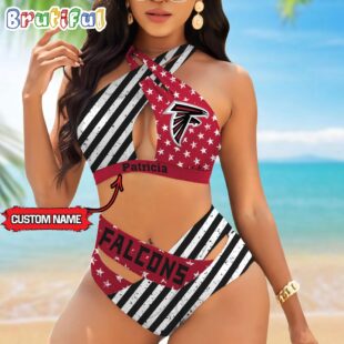 NFL Atlanta Falcons Women Bikini Set Summer Football Bikini Sets