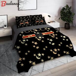 Gucci moon star luxury brand high end premium bedding set for bedroom luxury bedspread duvet cover set with pillowcases home decoration Bedding Sets