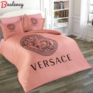 Versace pinky luxury brand high-end bedding set home decorations for home best luxury bed sets gift Bedding Sets
