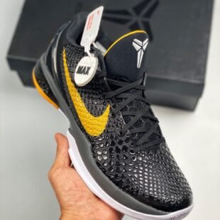 Nike Kobe 6 Protro Black/Dark Grey-White-Del Sol