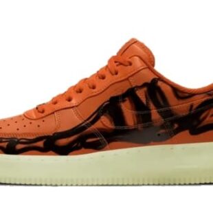 Nike Air Force 1 Skeleton Orange